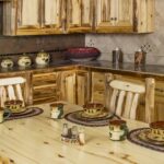 Rustic Log kitchen